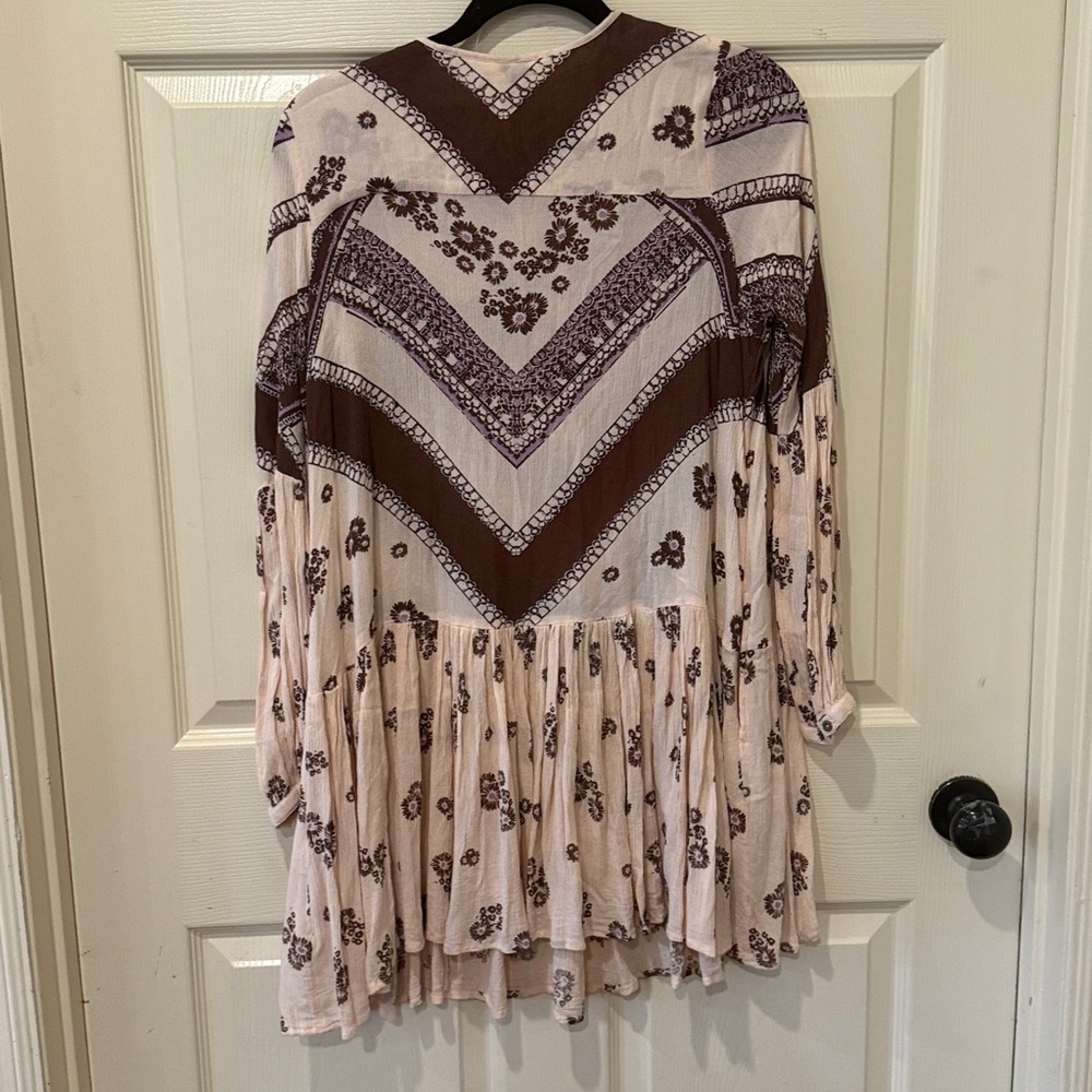 Free People From Your Heart boho floral mini dress, XS - Picture 9 of 10